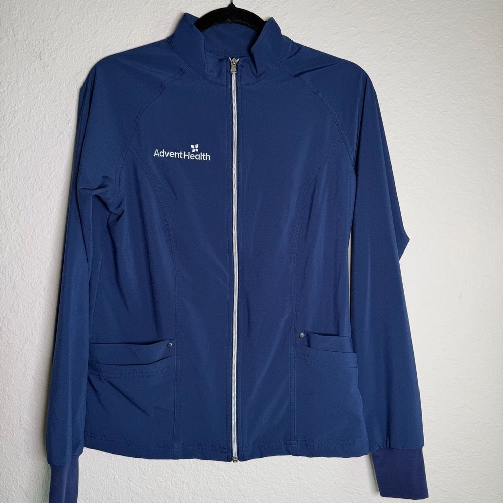 Easy STRETCH Zadie Women's 4-Pocket
Raglan Scrub Jacket NAVY XS